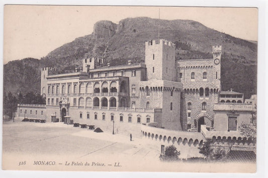Old Postcard CPA Monaco - The Prince's Palace