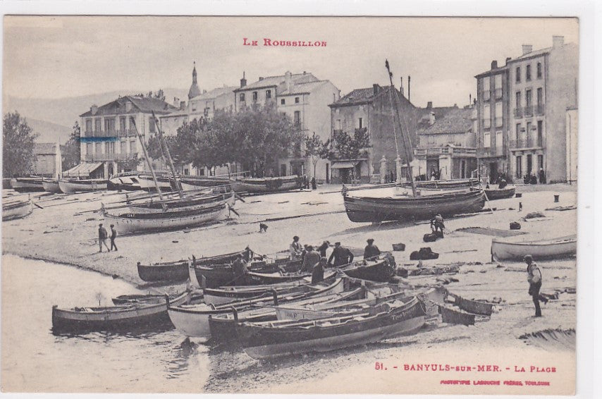 Carte Postale Ancienne CPA 66 - Banyuls-Sur-Mer - La Plage