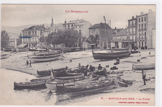 Carte Postale Ancienne CPA 66 - Banyuls-Sur-Mer - La Plage