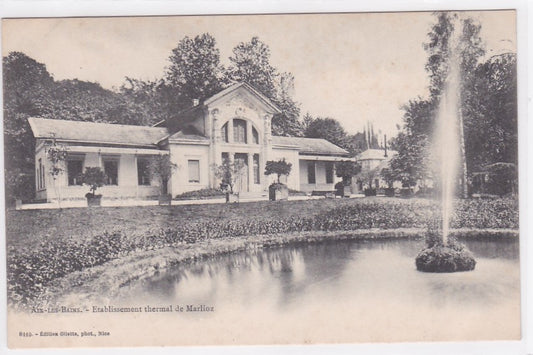 Carte Postale Ancienne CPA 73 - Aix-Les-Bains - Établissement Thermal De Marlioz