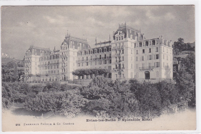 Carte Postale Ancienne CPA 74 - Evian-Les-Bains - Splendide Hôtel