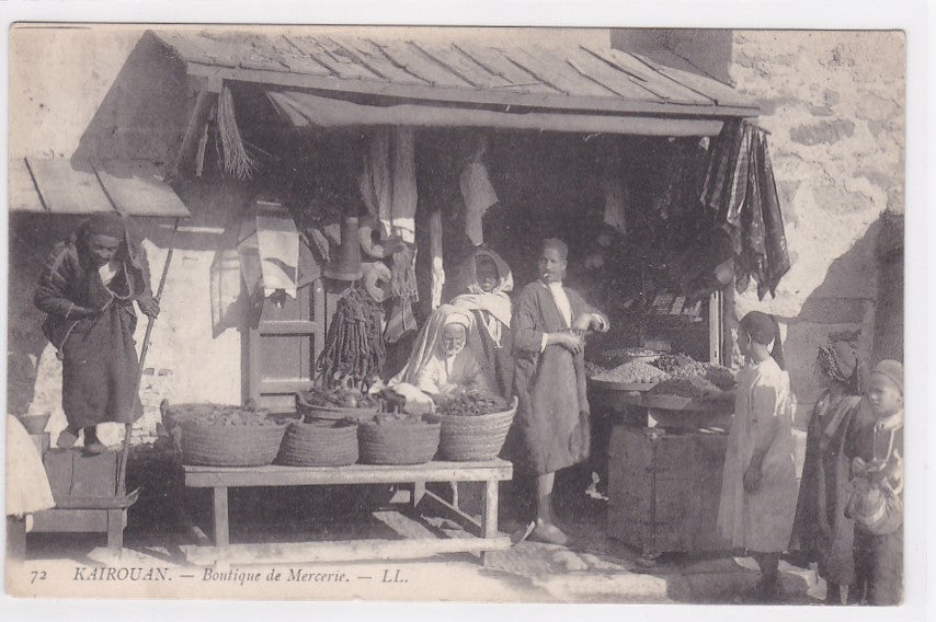 Carte Postale Ancienne CPA Tunisie - Kairouan - Boutique De Mercerie