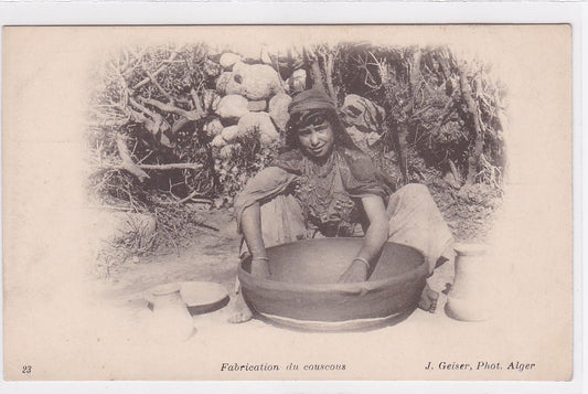 Carte Postale Ancienne CPA Algérie - Fabrication Du Couscous