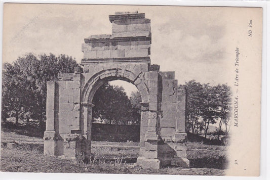 Carte Postale Ancienne CPA Algérie - Marcouna - L'Arc De Triomphe