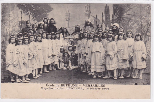 Carte Postale Ancienne CPA 78 - École De Bethune - Versailles - Représentation D'Esther, 14 février 1909