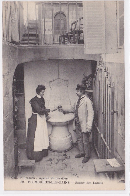 Carte Postale Ancienne CPA 88 - Plombières-Les-Bains - Source Des Dames