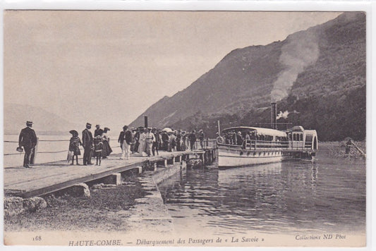 Carte Postale Ancienne CPA 73 - Haute-Combe - Débarquement Des Passagers De La Savoie