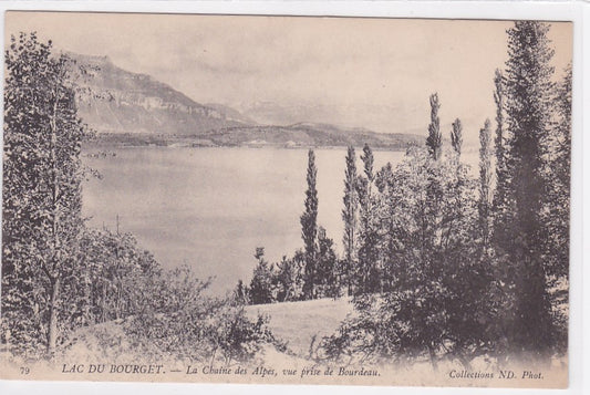 Carte Postale Ancienne CPA Lac Du Bourget - La Chaîne Des Alpes, Vue Prise Du Bourdeau