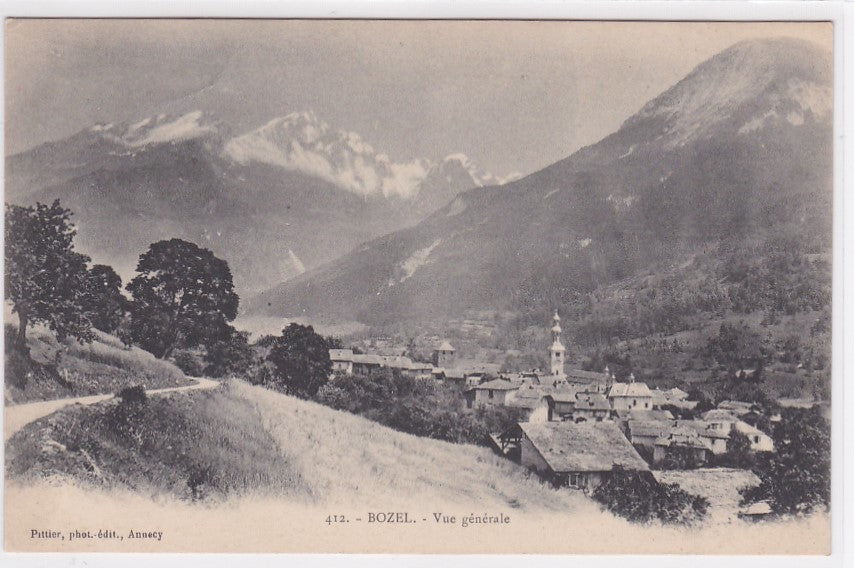 Carte Postale Ancienne CPA 73 - Bozel - Vue Générale