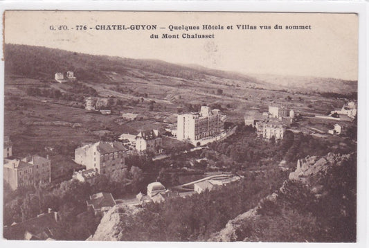 Old Postcard CPA 63 - Chatel-Guyon - Some Hotels and Villas Seen From