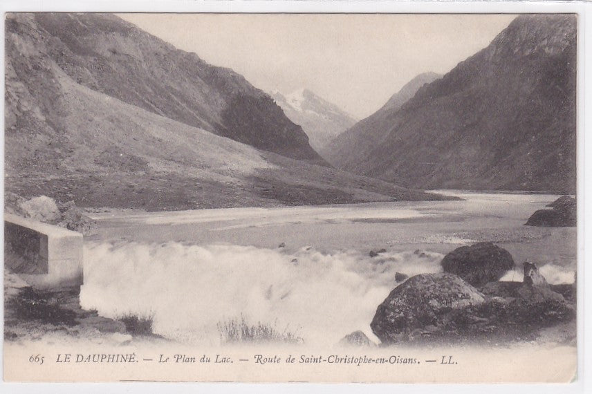 Carte Postale Ancienne CPA 38 - Le Dauphiné - Le Plan Du Lac - Route De Saint-Christophe-En-Oisans