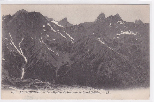 Carte Postale Ancienne CPA 38 - Le Dauphiné - Les Aiguilles D'Arves Vues Du Grand Galibier