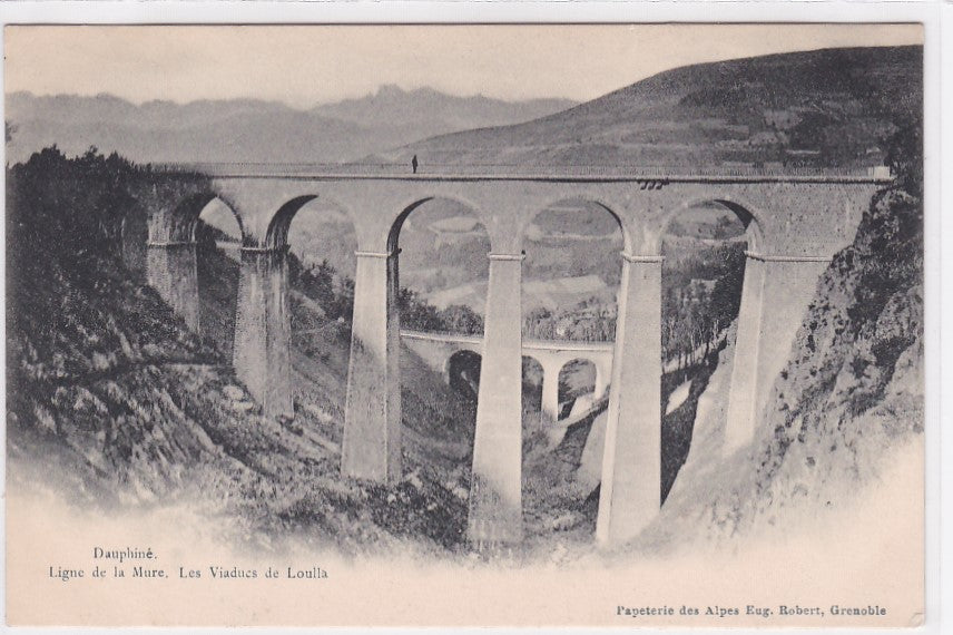 Carte Postale Ancienne CPA 38 - Dauphiné - Ligne De La Mure - Les Viaducs De Loulla