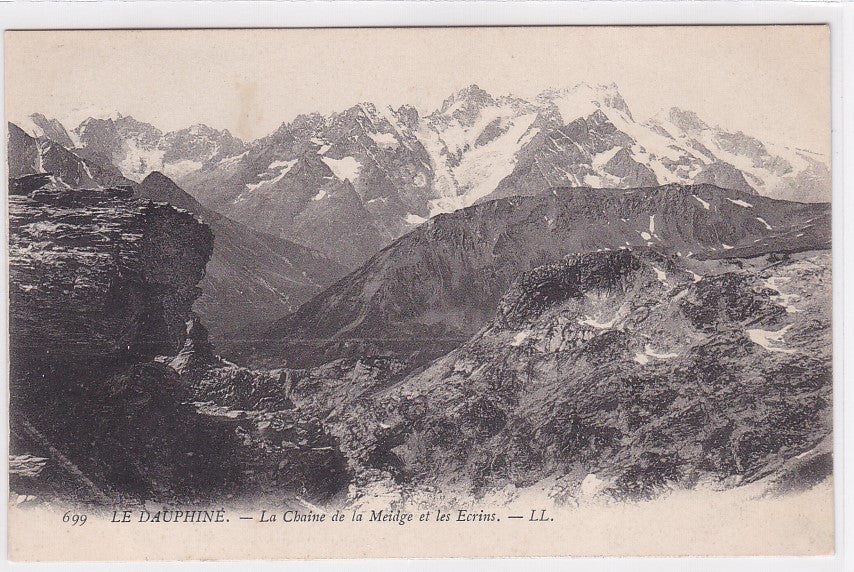 Carte Postale Ancienne CPA 38 - Le Dauphiné - La Chaîne De La Meidge Et Les Ecrins