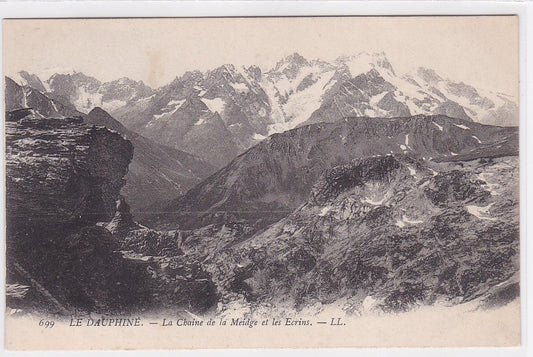Carte Postale Ancienne CPA 38 - Le Dauphiné - La Chaîne De La Meidge Et Les Ecrins