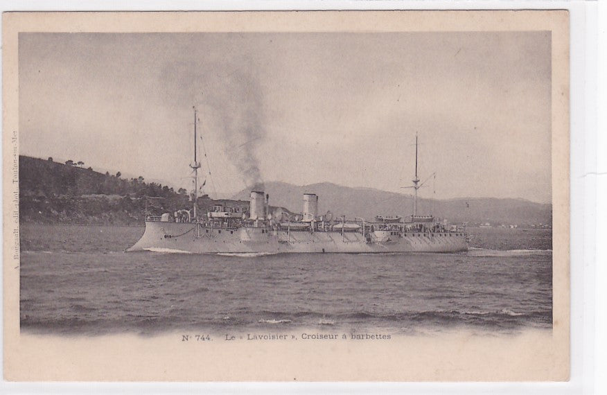 Old Postcard CPA Navy War - The Lavoisier - Barbette Cruiser