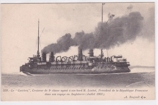 Old Postcard CPA Navy War - Le Guichen, 1st Class Cruiser