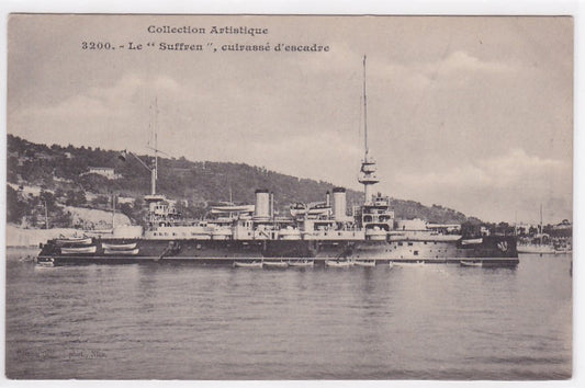 Old Postcard CPA Navy War - The Suffren, Battleship