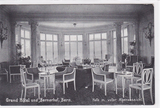 Old Postcard CPA Switzerland - Grand Hôtel Und Bernerhof, Bern