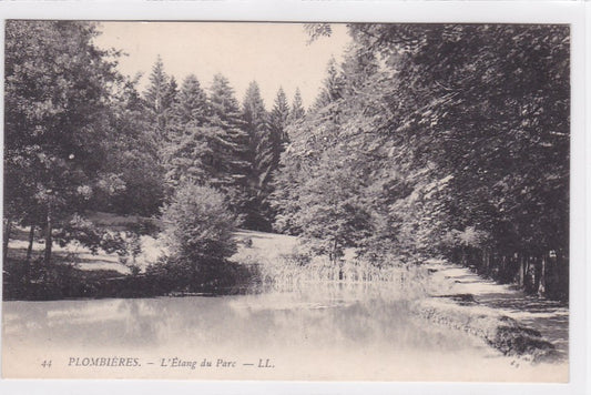 Carte Postale Ancienne CPA 88 - Plombières - L'Étang Du Parc