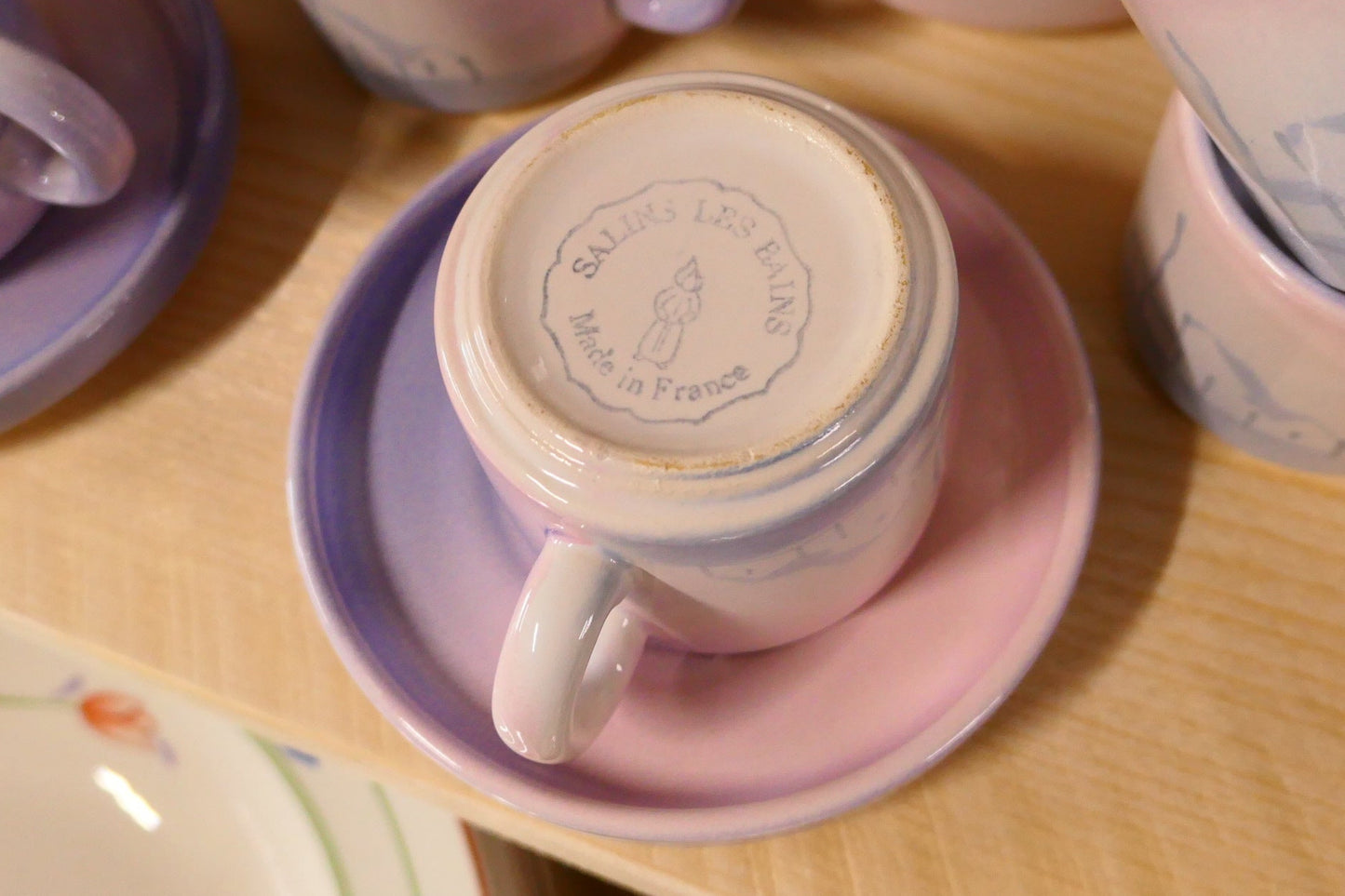 Salins-Les-Bains - Service À Café Vintage 8 Tasses