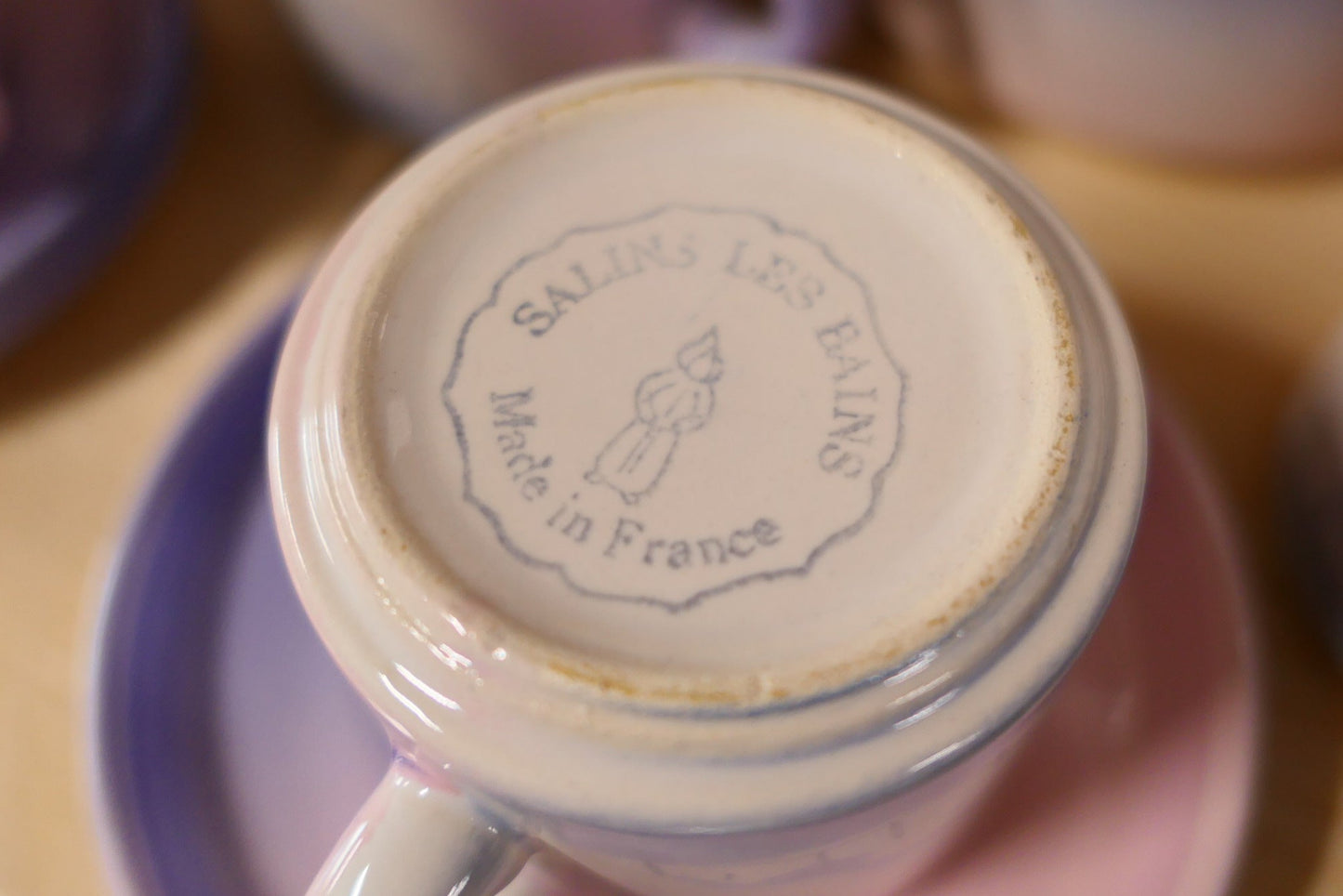 Salins-Les-Bains - Service À Café Vintage 8 Tasses