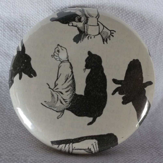 Ombromanie - Badge Encyclopédique Original - Gravure Ancienne