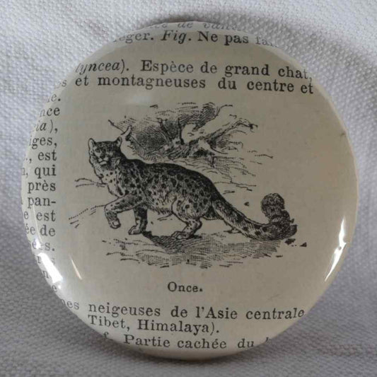 Once - Badge Encyclopédique Original - Ancienne Gravure