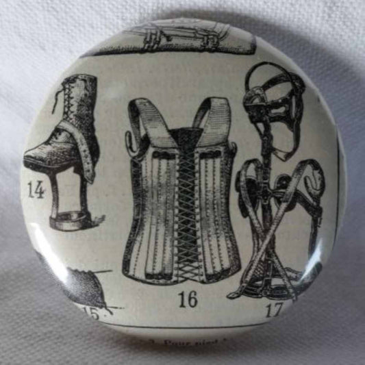Orthopedics - Original Encyclopedic Badge - Antique Engraving