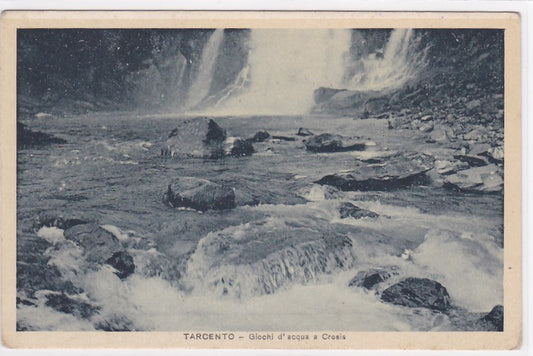 Old Postcard AFP Italy - Tarcento - Giochi D'Acqua A Crosis