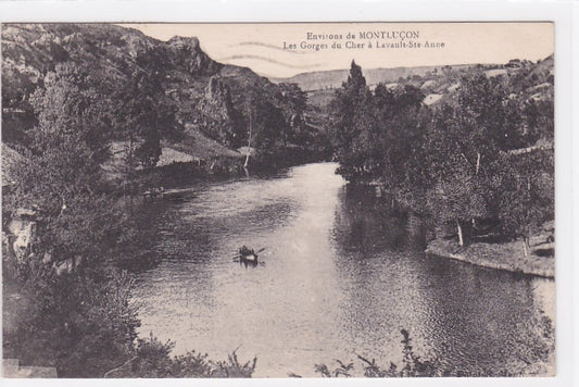 Carte Postale Ancienne CPA Environs De Montluçon - Les Gorges Du Cher