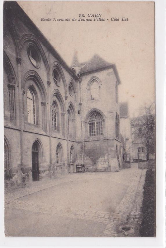 Carte Postale Ancienne CPA 14 Caen - École Normale De Jeunes Filles - Côté Est