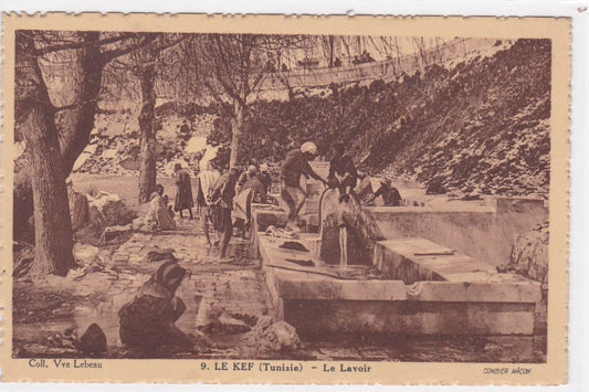 Carte Postale Ancienne CPA Afrique - Tunisie - Le Kef - Le Lavoir