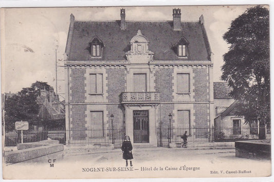 Carte Postale Ancienne CPA 10 Nogent-Sur-Seine - Hôtel De La Caisse D'Épargne