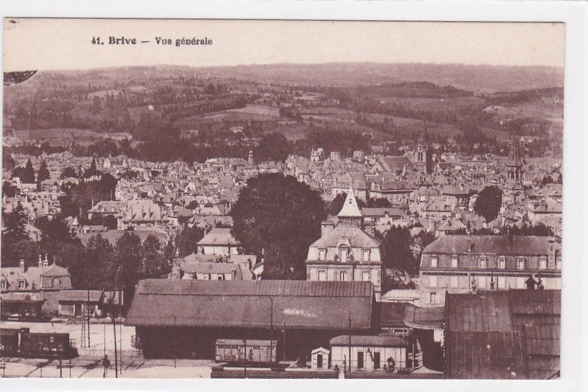 Carte Postale Ancienne CPA 19 Brive - Vue Générale
