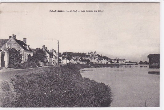 Carte Postale Ancienne CPA 41 St-Aignan - Les Bords Du Cher