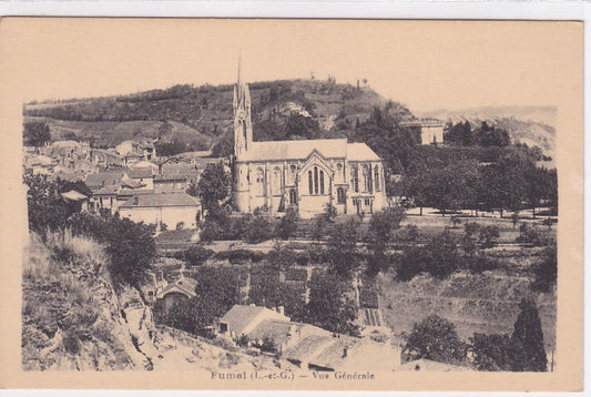 Carte Postale Ancienne CPA 47 Fumel - Vue Générale