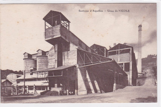 Carte Postale Ancienne CPA 47 Environs D'Aiguillon - Usine De Nicole