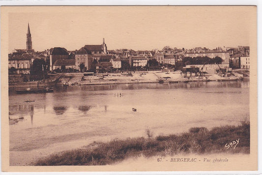 Carte Postale Ancienne CPA 24 Bergerac - Vue Générale