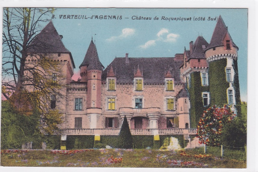 Carte Postale Ancienne CPA 47 Verteuil-D'Agenais - Château De Roquepiquet