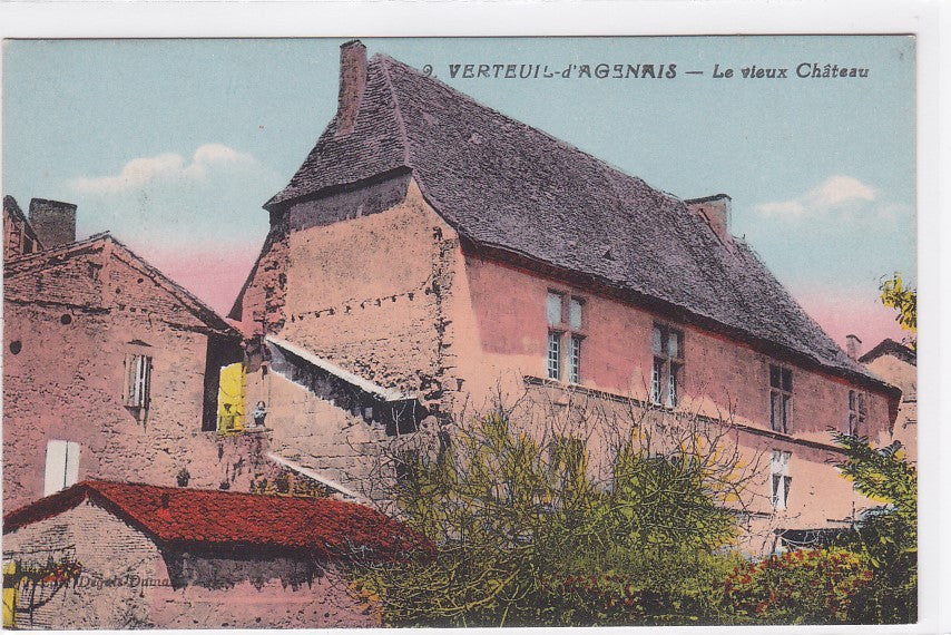 Carte Postale Ancienne CPA Verteuil-D'Agenais - Le Vieux Château