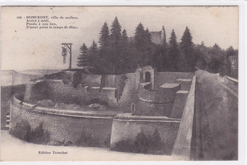 Old Postcard CPA Orne 61 Domfront - Town of Malheu
