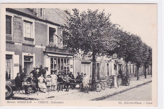 Carte Postale Ancienne CPA Calvados 14 Cheux - Maison Gosselin