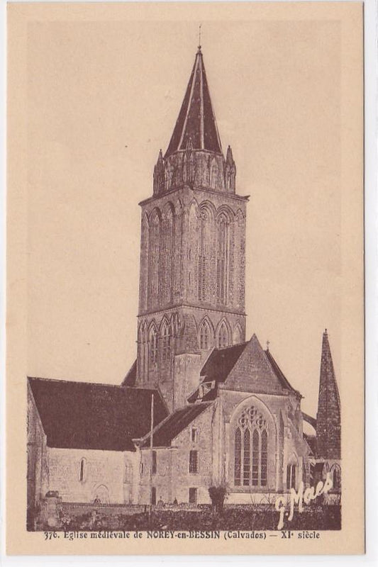 Carte Postale Ancienne CPA 14 - Église Médiévale De Norey-En-Bessin - XIe Siècle