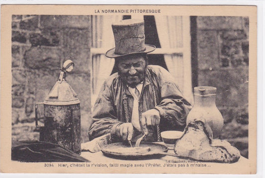 Carte Postale Ancienne CPA La Normandie Pittoresque - Hier C'hétait La R'vision