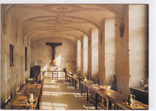 Carte Postale CPM 27 Abbaye Notre-Dame Du Bec-Hellouin - Le Réfectoire