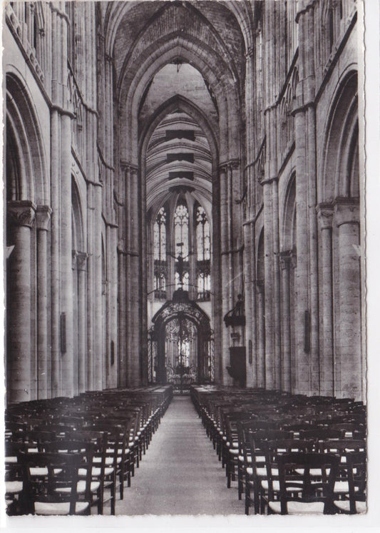 Carte Postale CPSM 27 Cathédrale D'Évreux - Ensemble De La Nef Et Du Choeur