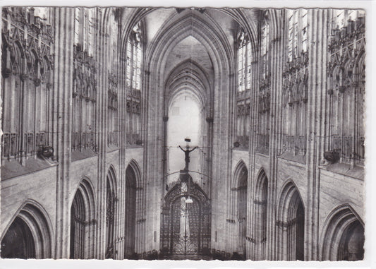 Carte Postale CPSM 27 Cathédrale D'Évreux - Le Choeur Et La Nef Vus Du Chevet