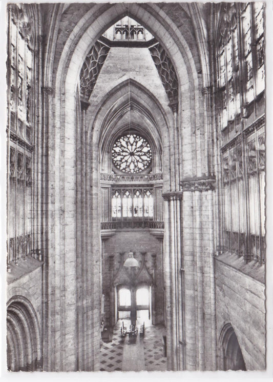 Carte Postale CPSM 27 Cathédrale D'Évreux - Le Transept Et La Rosace Sud