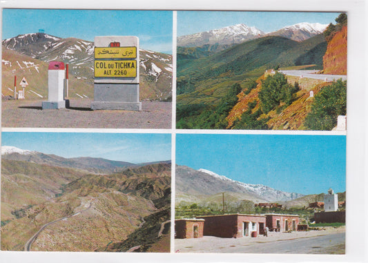 Carte Postale CPM Maroc Pittoresque Route Marrakech-Ouarzazate Lacets Du Tichka